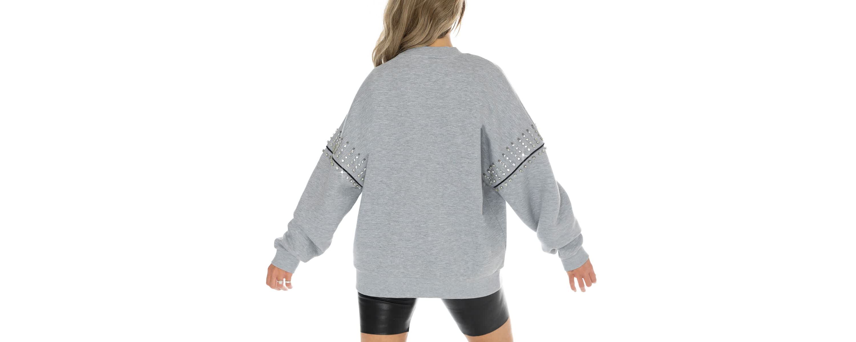 NCAA Ohio State Buckeyes Competitive Edge Oversized Fleece Pullover Sweatshirt