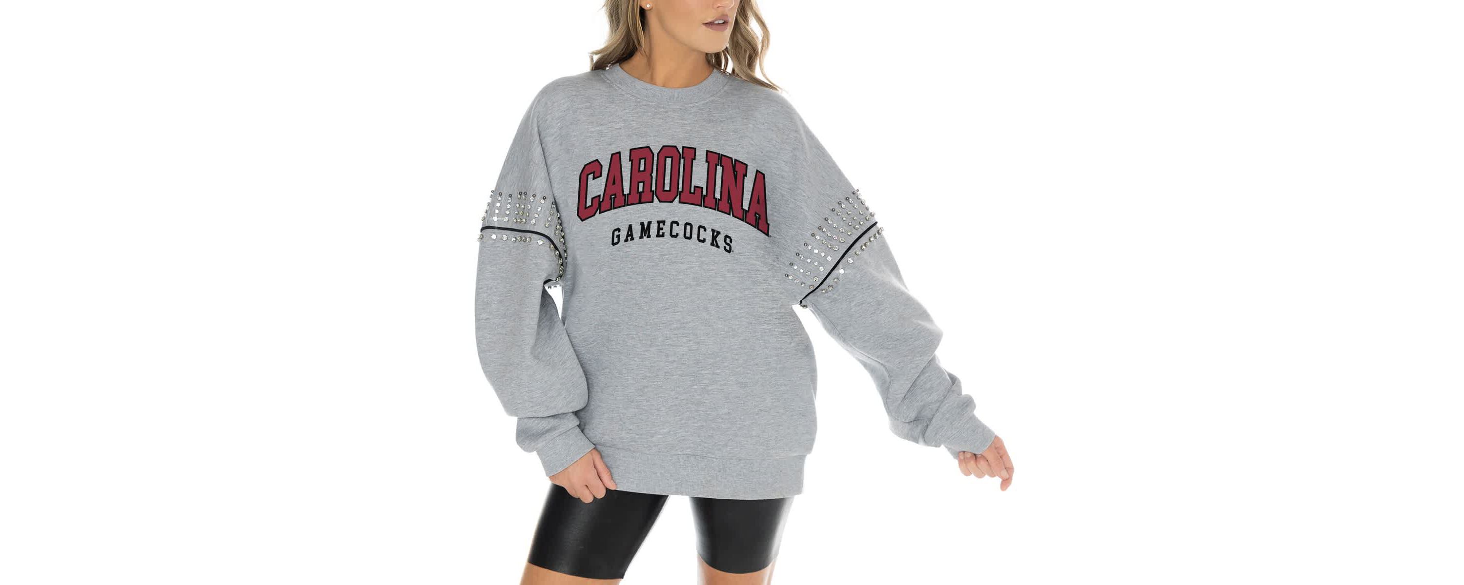 NCAA South Carolina Gamecocks Competitive Edge Oversized Fleece Pullover Sweatshirt