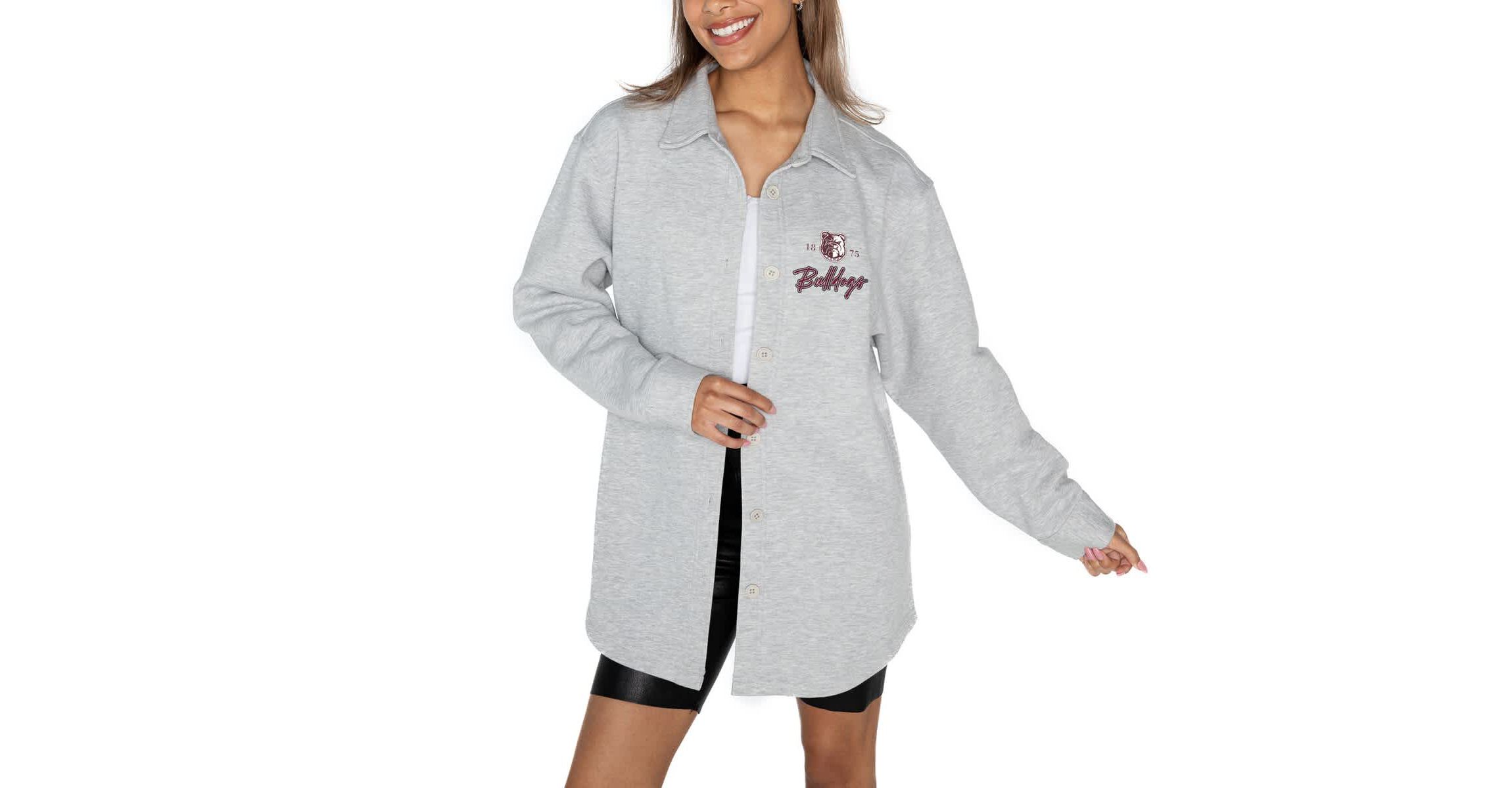 NCAA Alabama A&M Bulldogs Foundation Full-Button Long Sleeve Overshirt
