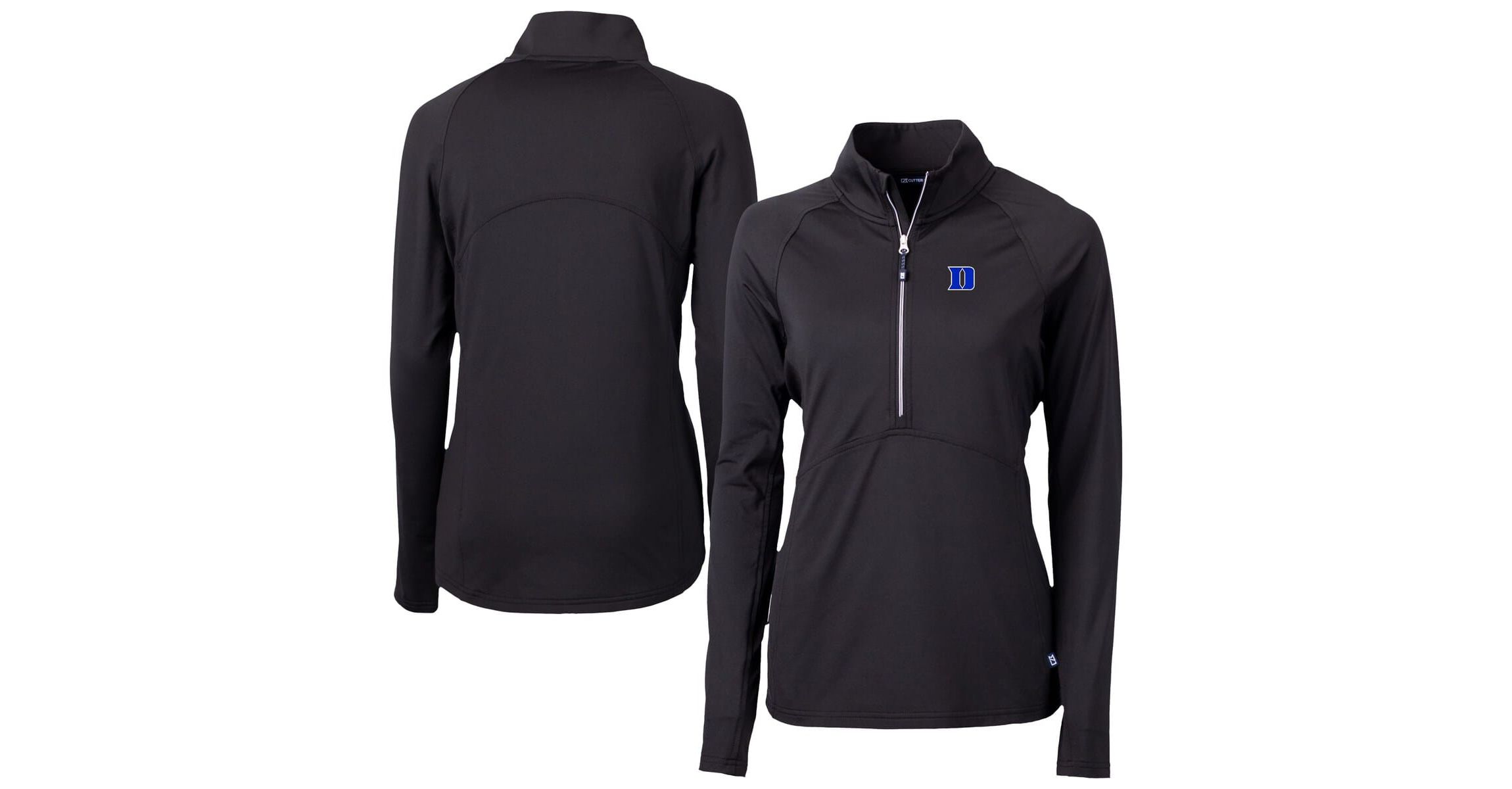 Duke Blue Devils NCAA Duke Devils DryTec Adapt Eco Knit Stretch Recycled Raglan Half-Zip Top