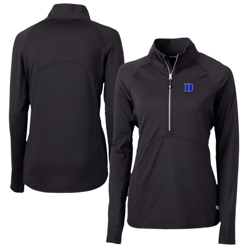 Duke Blue Devils NCAA Duke Devils DryTec Adapt Eco Knit Stretch Recycled Raglan Half-Zip Top