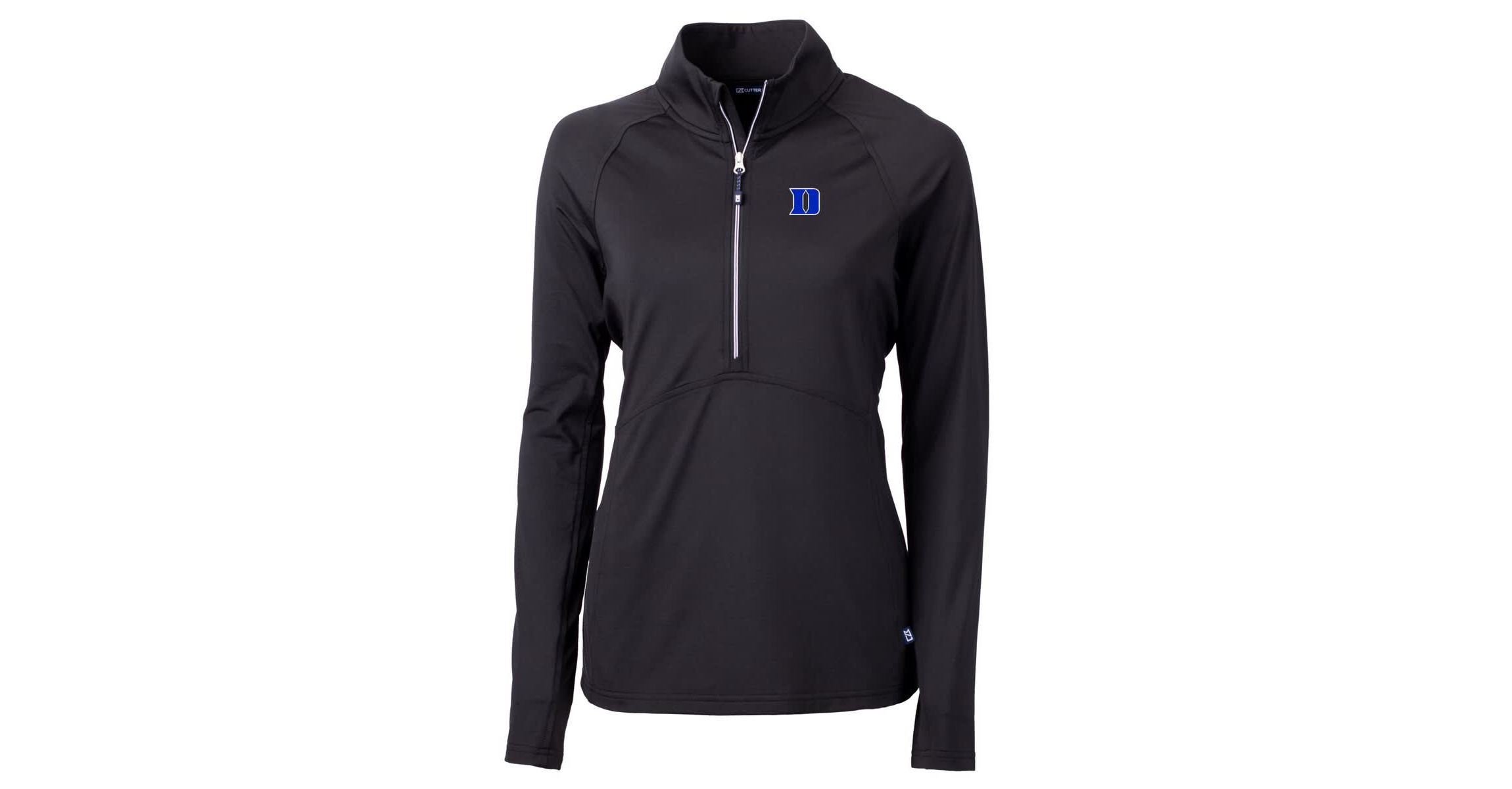 Duke Blue Devils NCAA Duke Devils DryTec Adapt Eco Knit Stretch Recycled Raglan Half-Zip Top