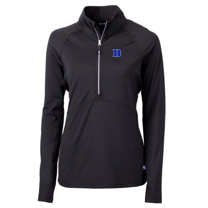 Duke Blue Devils NCAA Duke Devils DryTec Adapt Eco Knit Stretch Recycled Raglan Half-Zip Top