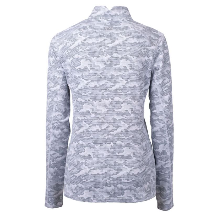 Duke Blue Devils NCAA Duke Devils Traverse Stretch Eco Print Quarter-Zip Pullover Top