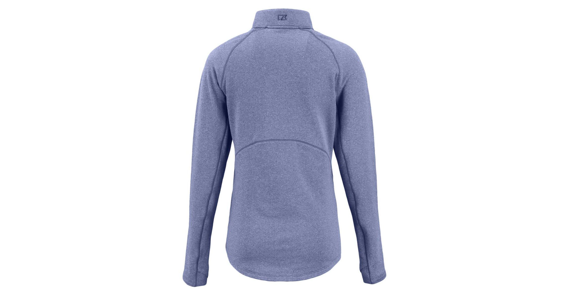 Duke Blue Devils NCAA Duke Devils Peshastin Eco Fleece Recycled Half-Zip Tri-Blend Jacket