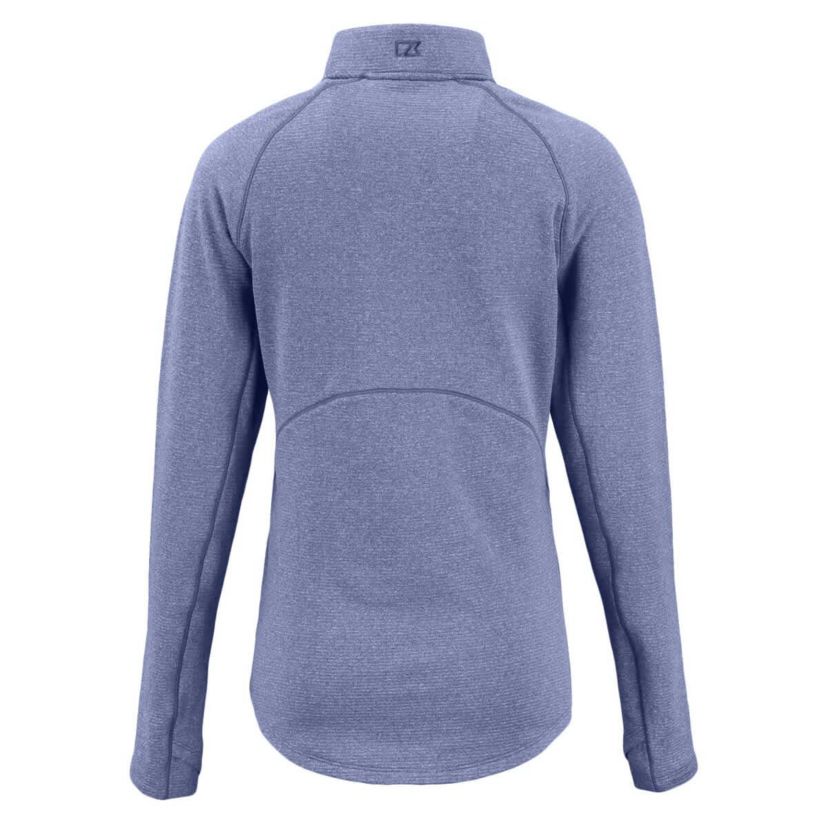 Duke Blue Devils NCAA Duke Devils Peshastin Eco Fleece Recycled Half-Zip Tri-Blend Jacket
