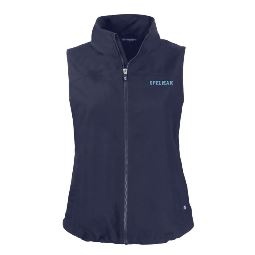Spelman College Jaguars NCAA Spelman NCAA Jaguars Charter Eco Recycled Full-Zip Hoodie Vest