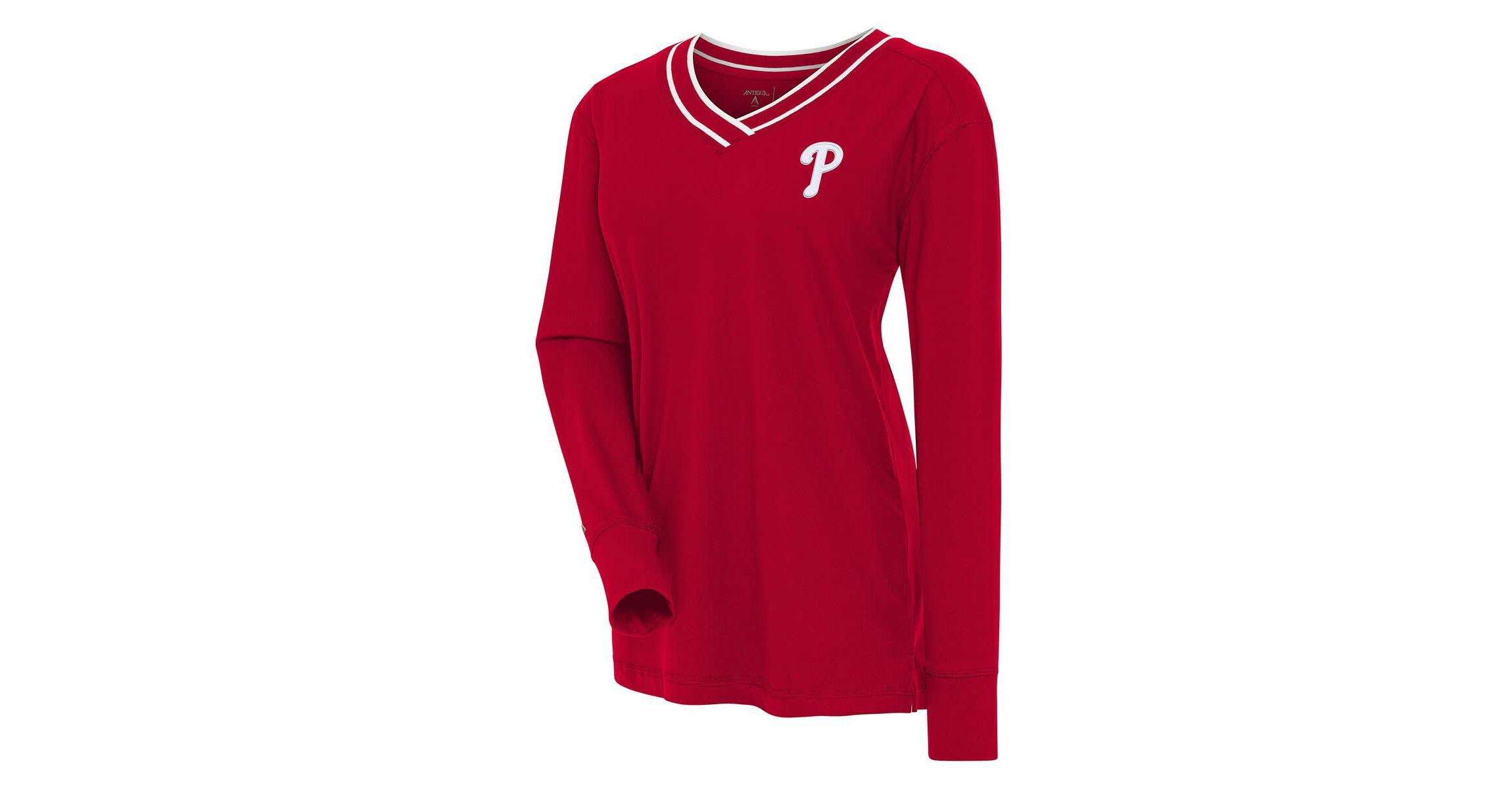 MLB Philadelphia Phillies Symbolic Long Sleeve V-Neck Top