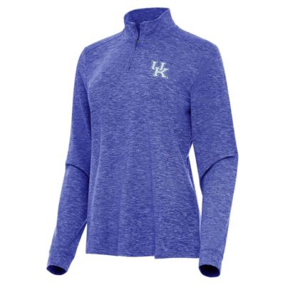 Antigua NCAA Kentucky Wildcats Mentor Long Sleeve Quarter-Zip Mock Polo, XS