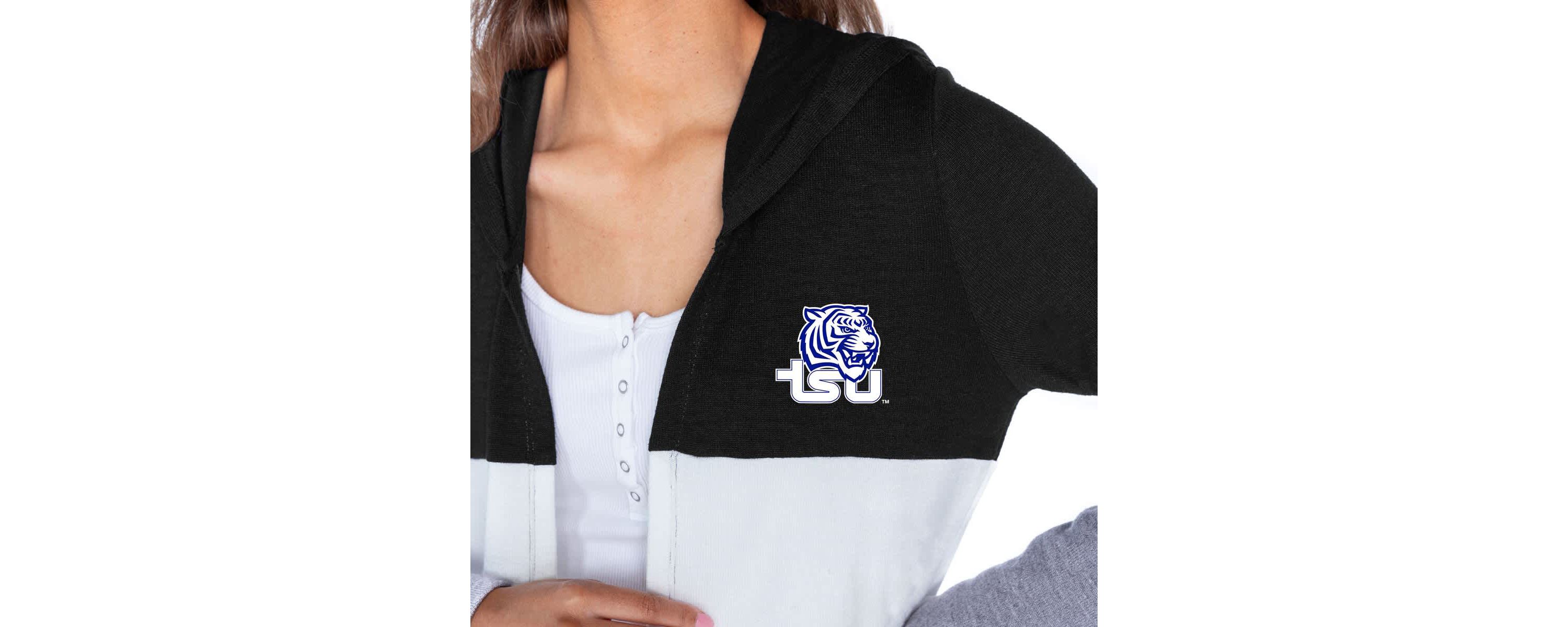 NCAA Tennessee State Tigers Colorblock Hooded Cardigan