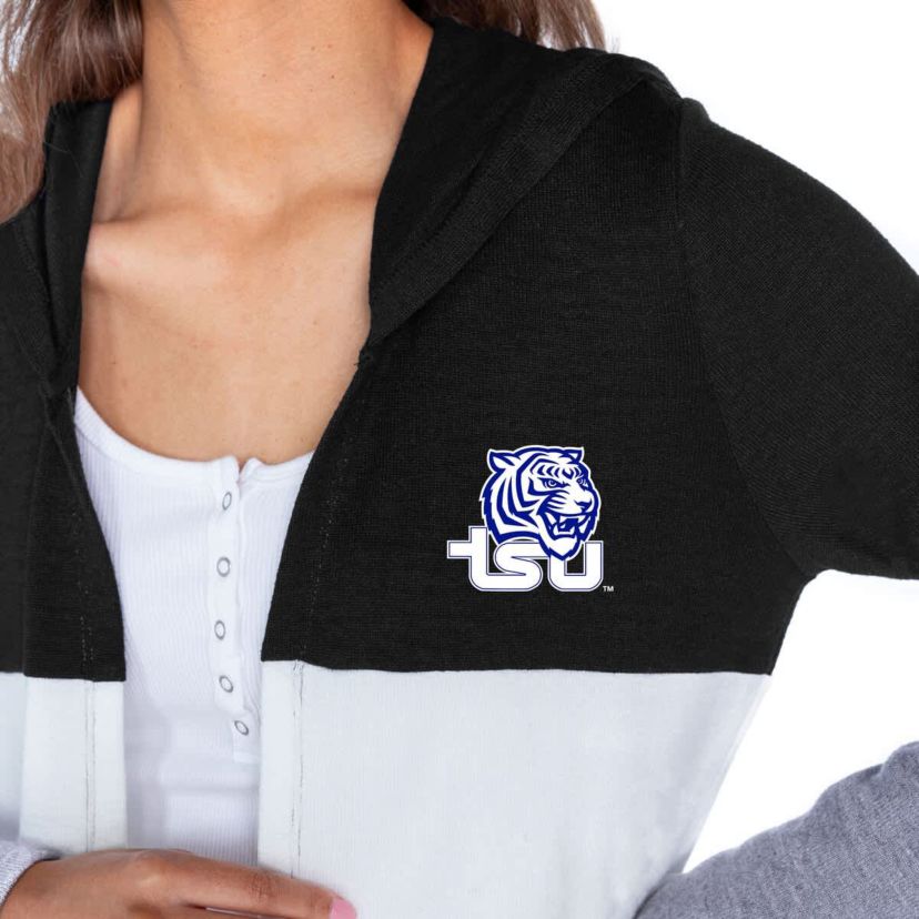 NCAA Tennessee State Tigers Colorblock Hooded Cardigan
