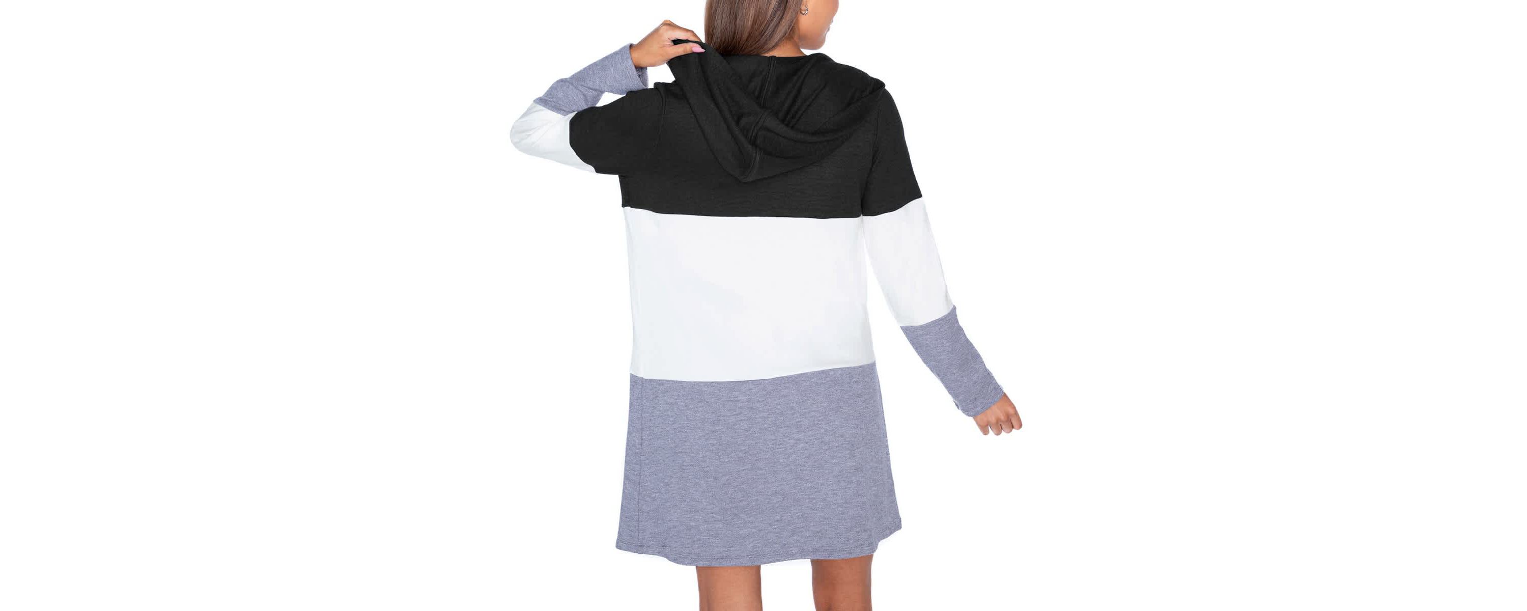 NCAA Winston-Salem State Rams Colorblock Hooded Cardigan