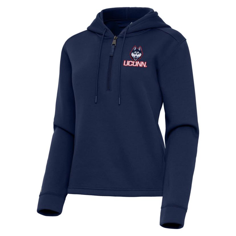 Connecticut Huskies NCAA UConn Huskies Contemporary Quarter-Zip Hoodie