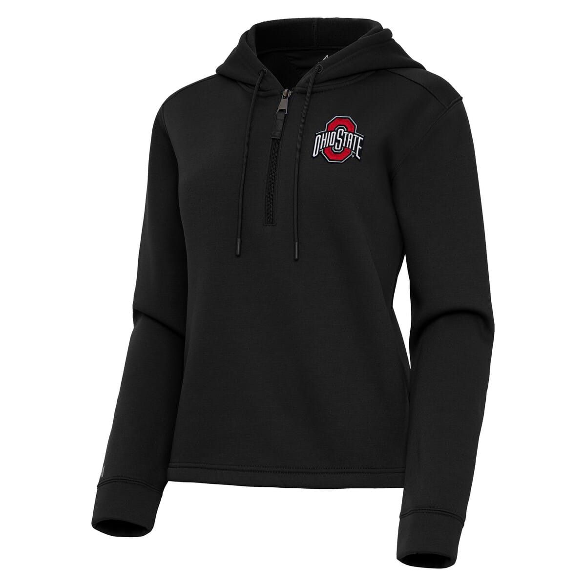 NCAA Ohio State Buckeyes Contemporary Quarter-Zip Hoodie