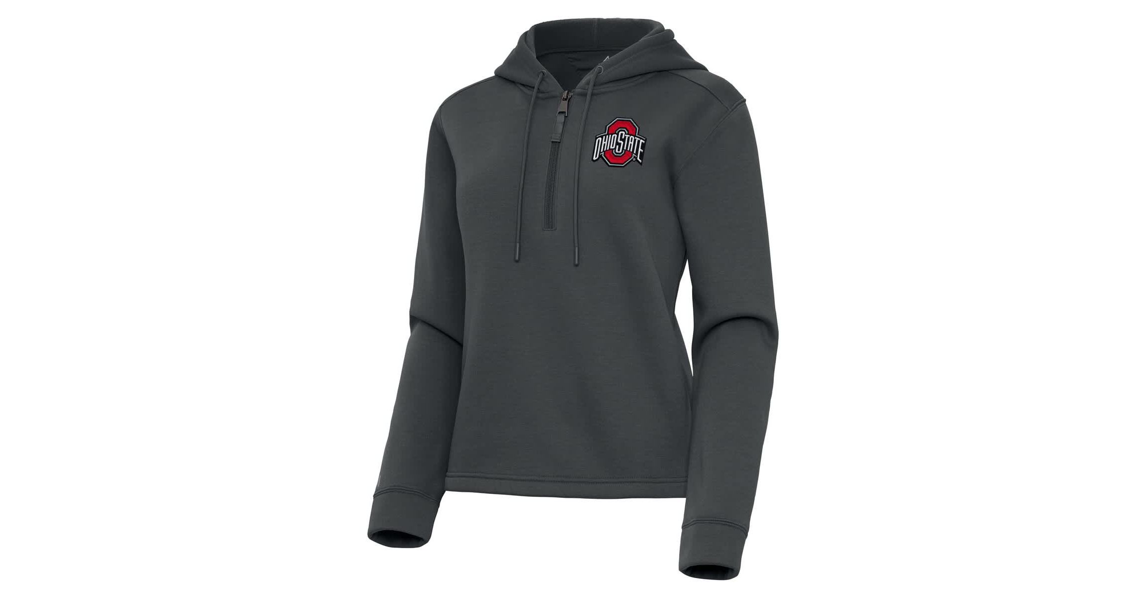 NCAA Ohio State Buckeyes Contemporary Quarter-Zip Hoodie