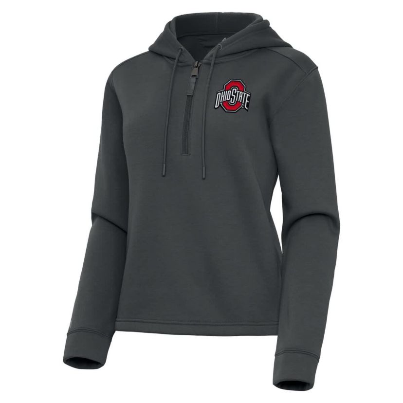 NCAA Ohio State Buckeyes Contemporary Quarter-Zip Hoodie