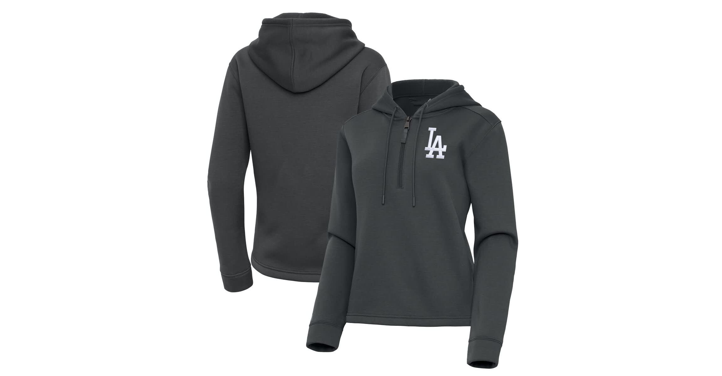 MLB Los Angeles Dodgers Contemporary Quarter-Zip Hoodie