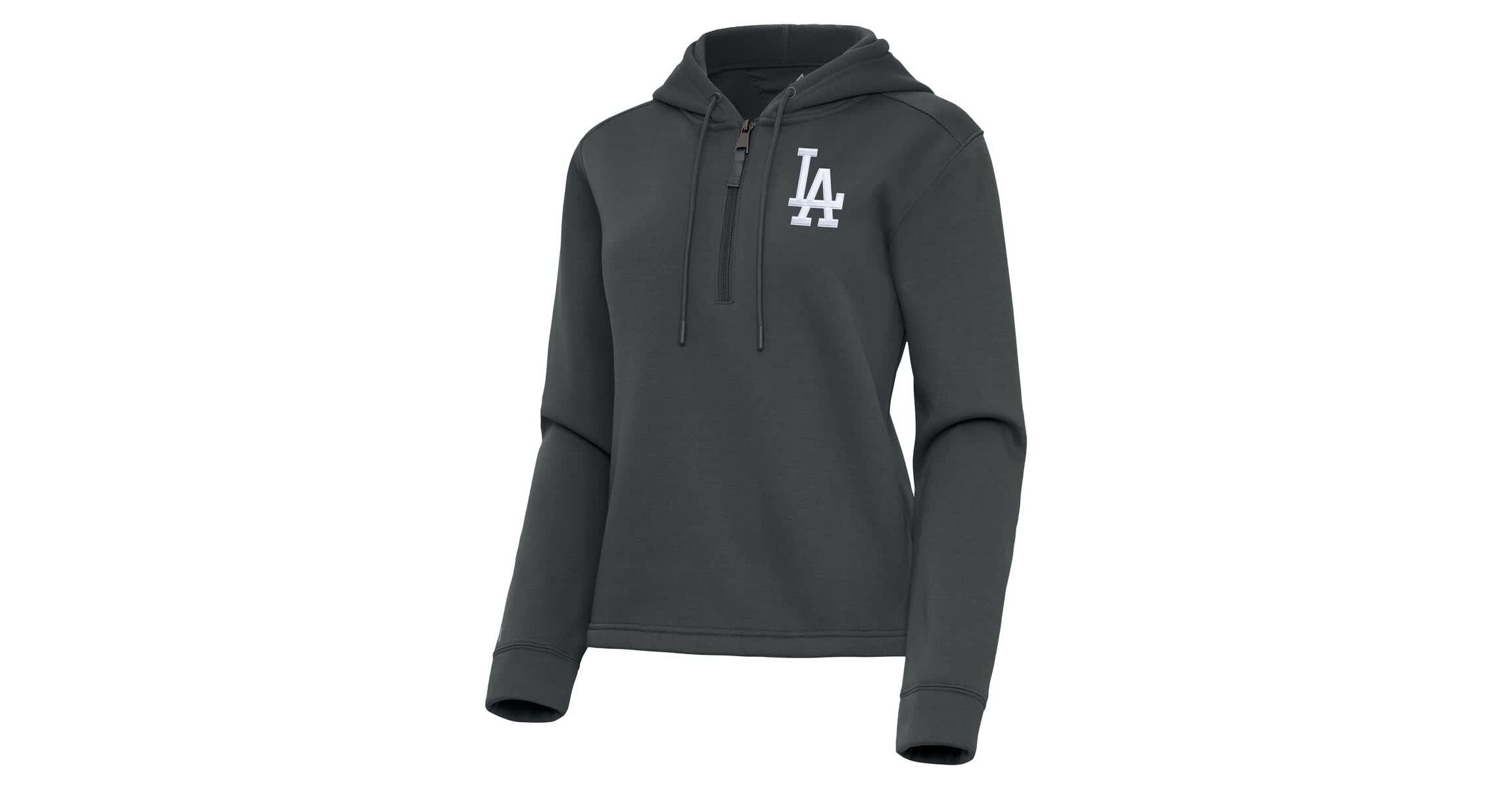 MLB Los Angeles Dodgers Contemporary Quarter-Zip Hoodie