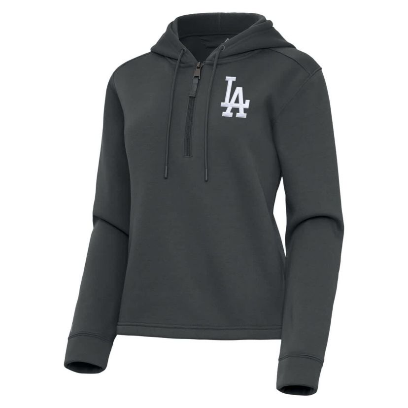 MLB Los Angeles Dodgers Contemporary Quarter-Zip Hoodie