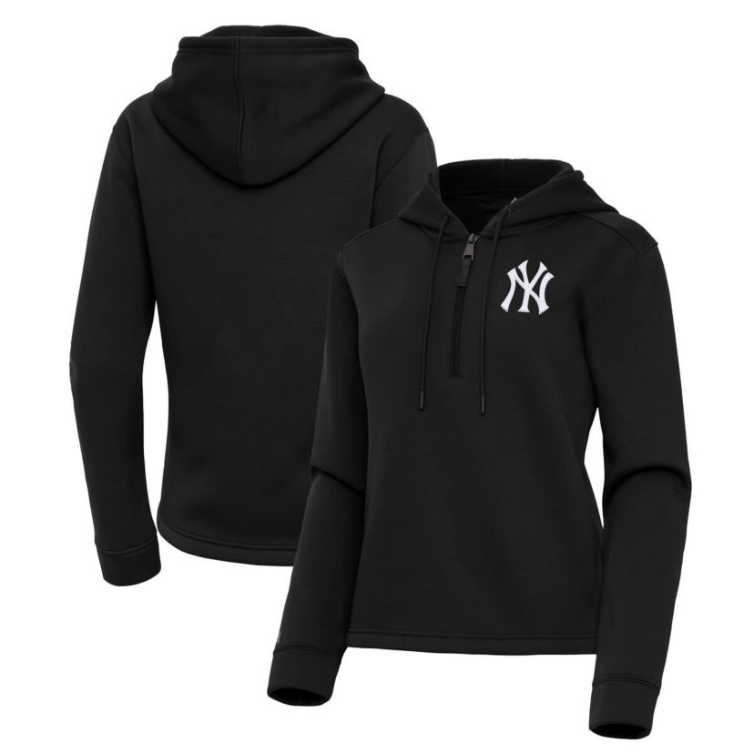 MLB New York Yankees Contemporary Quarter-Zip Hoodie