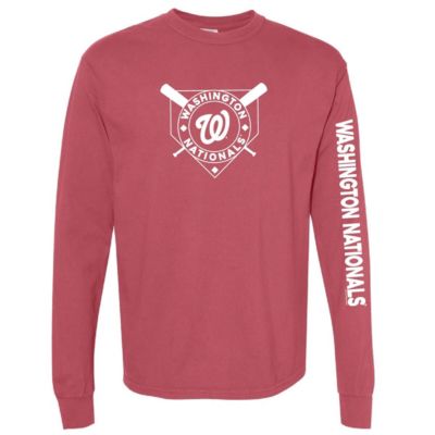 Soft as a Grape MLB Washington Nationals Pigment Dye Long Sleeve T-Shirt