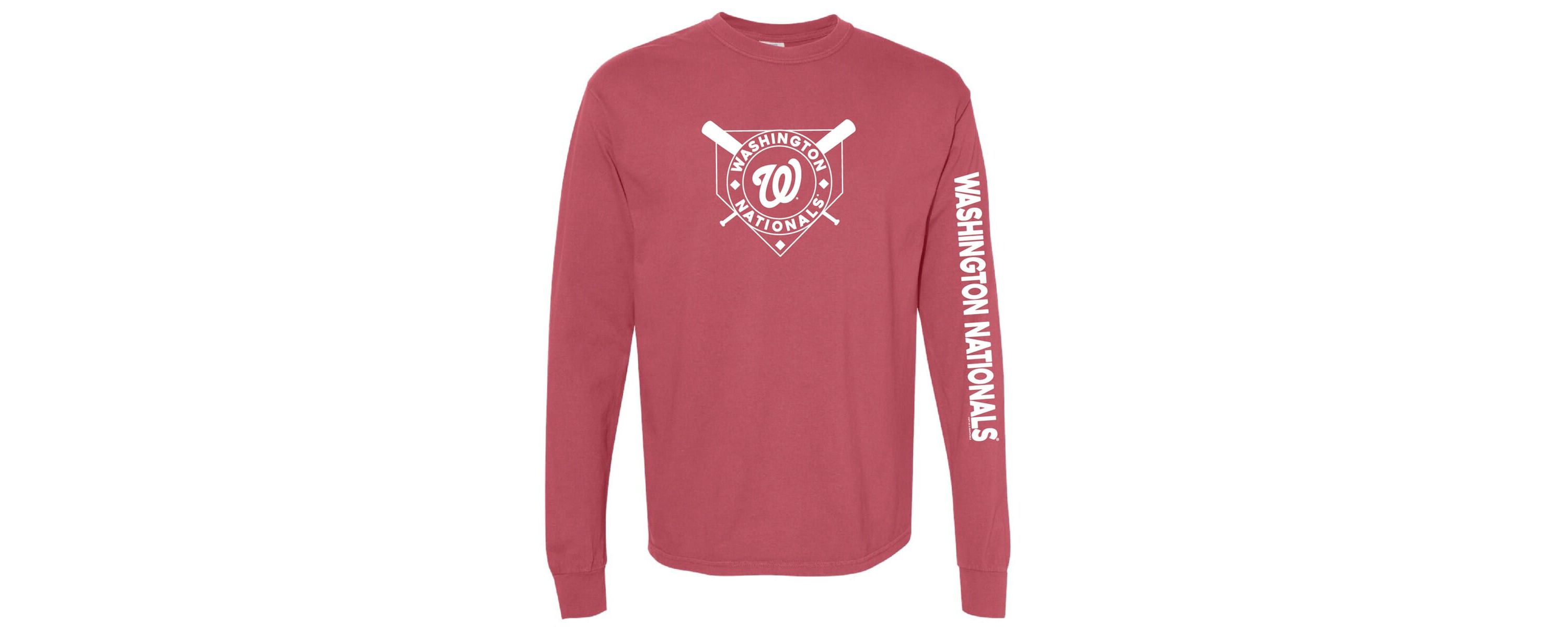 MLB Washington Nationals Pigment Dye Long Sleeve T-Shirt