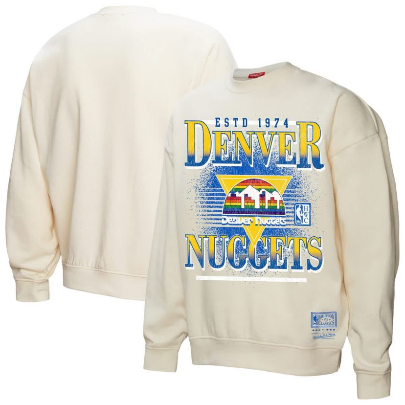 NBA Denver Nuggets Oversprayed Pullover Sweatshirt