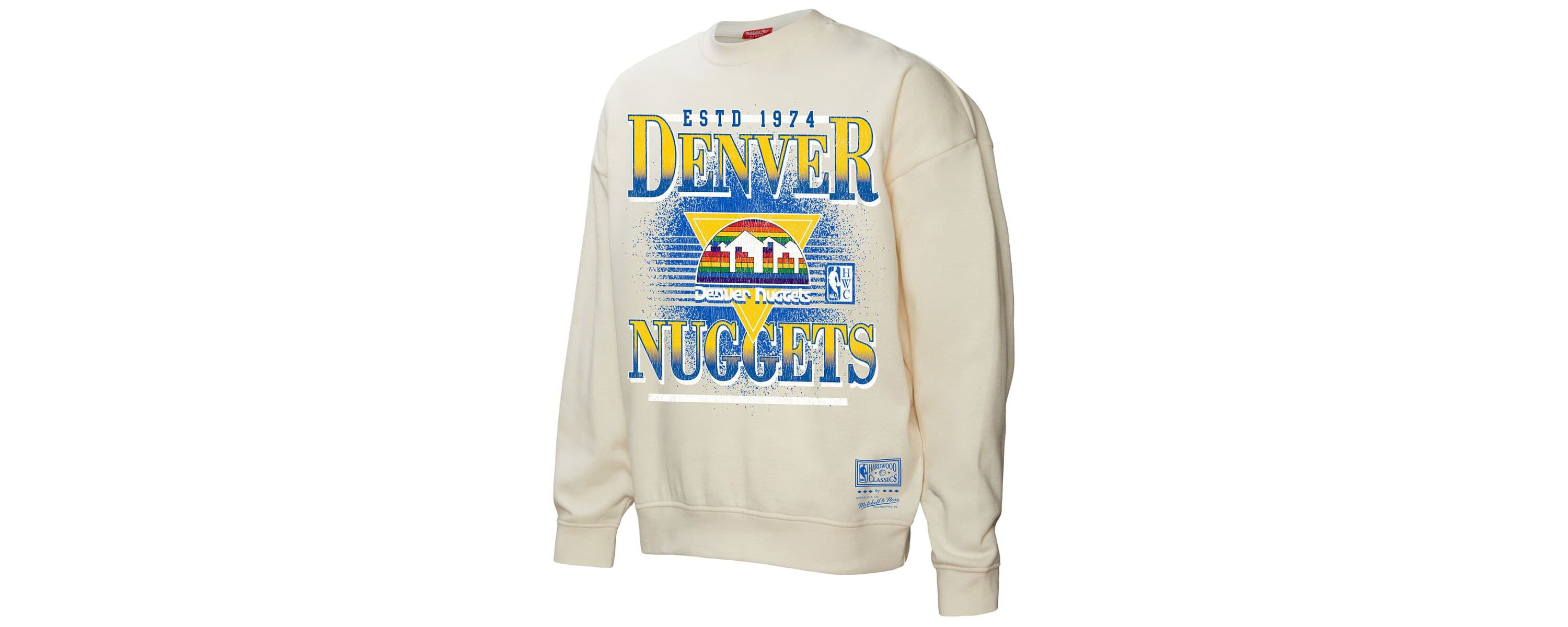 NBA Denver Nuggets Oversprayed Pullover Sweatshirt