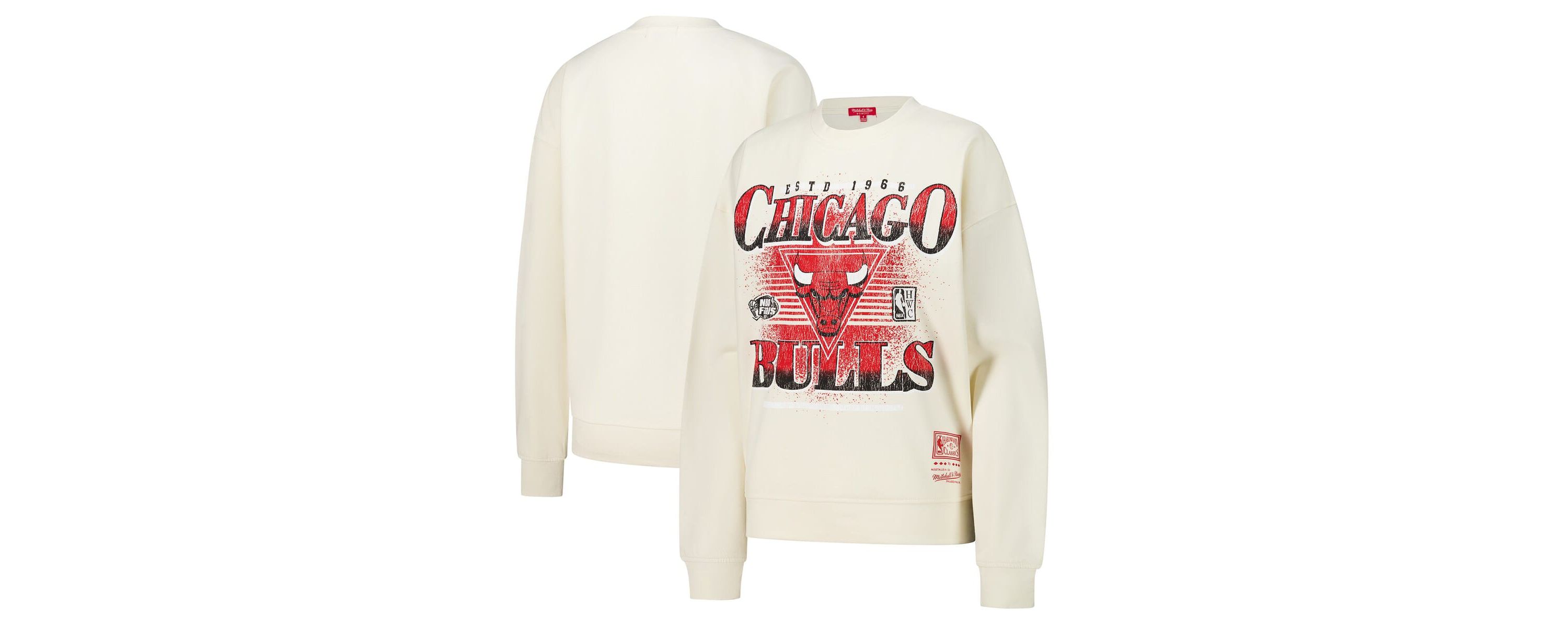 NBA Chicago Bulls Oversprayed Pullover Sweatshirt