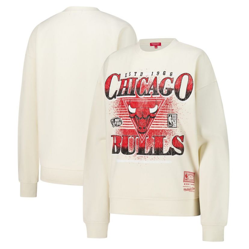 NBA Chicago Bulls Oversprayed Pullover Sweatshirt