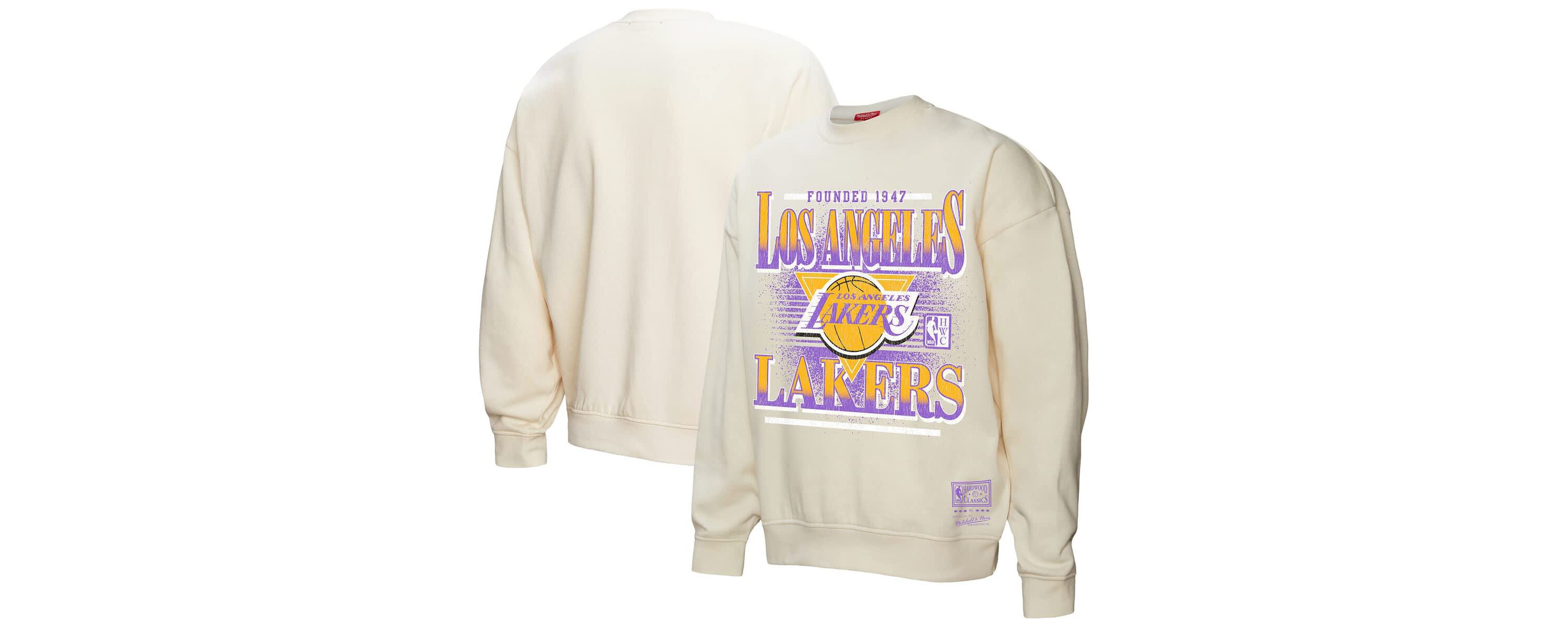 NBA Los Angeles Lakers Oversprayed Pullover Sweatshirt