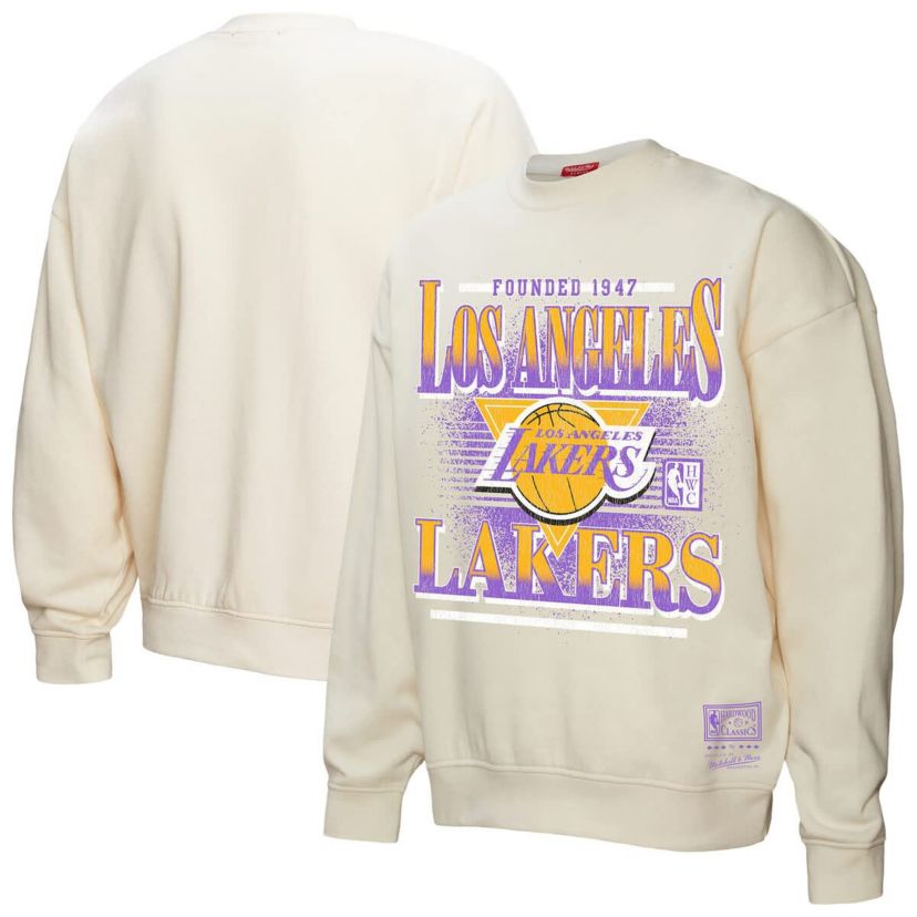 NBA Los Angeles Lakers Oversprayed Pullover Sweatshirt