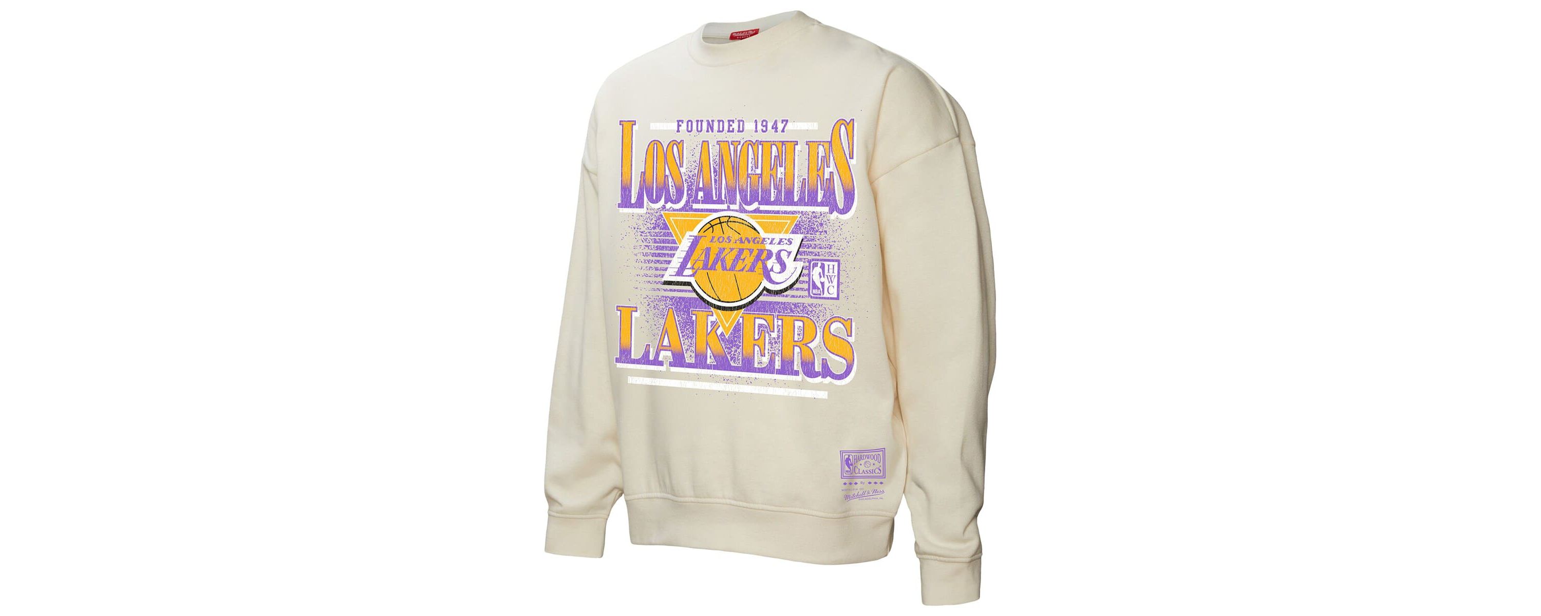 NBA Los Angeles Lakers Oversprayed Pullover Sweatshirt