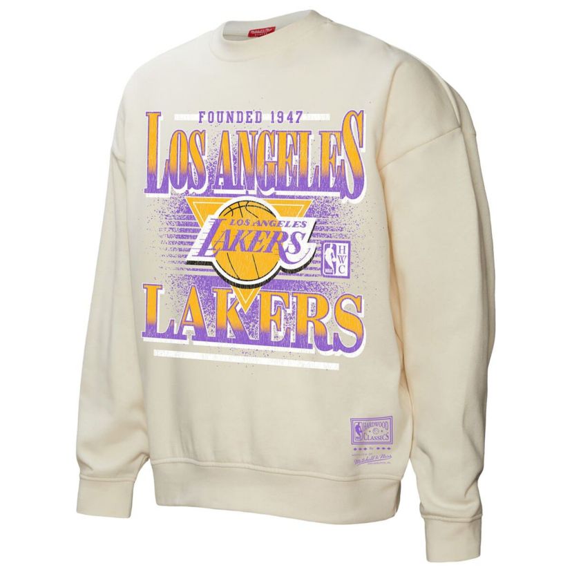 NBA Los Angeles Lakers Oversprayed Pullover Sweatshirt