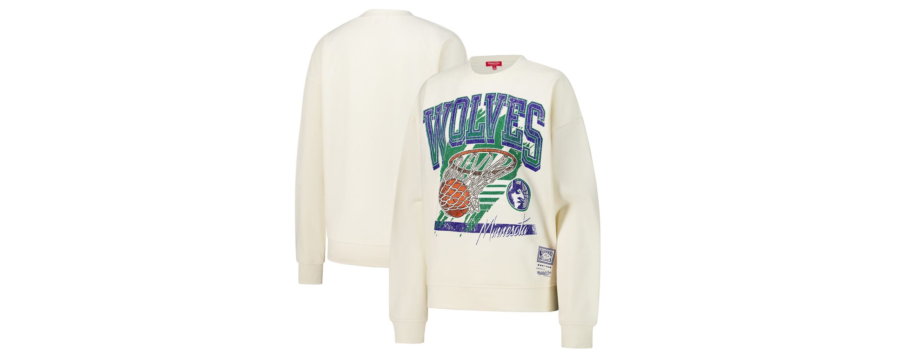 NBA Minnesota Timberwolves Brush Bucket Pullover Sweatshirt
