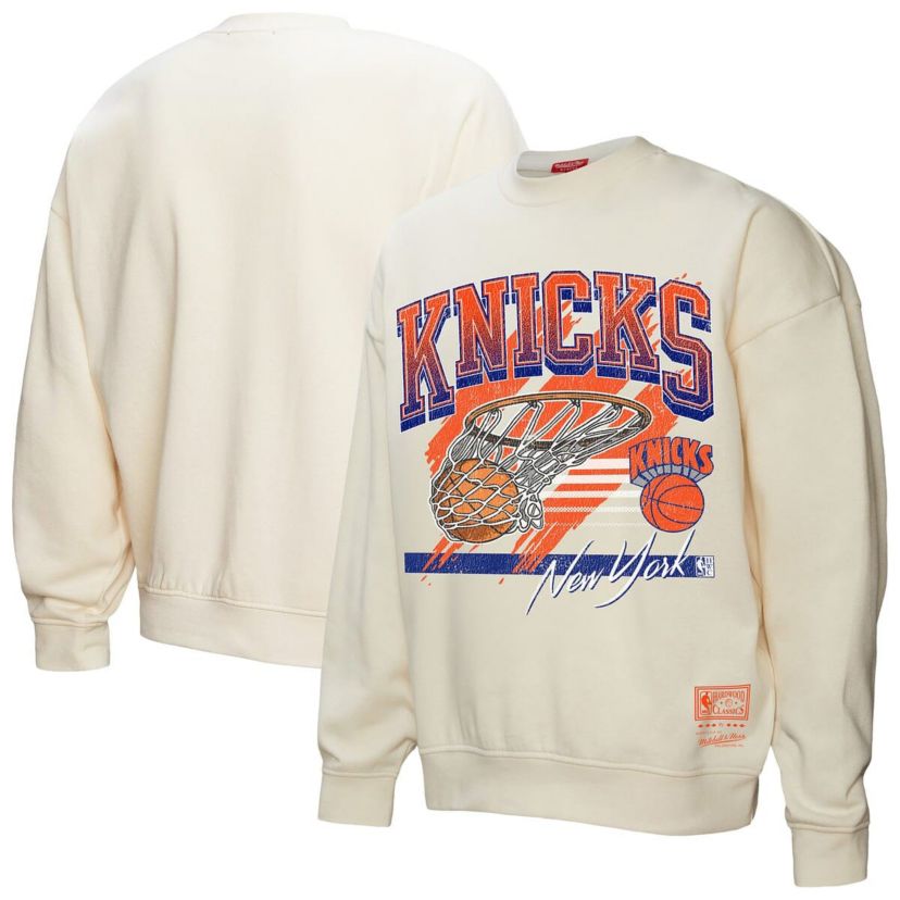 NBA New York Knicks Brush Bucket Pullover Sweatshirt