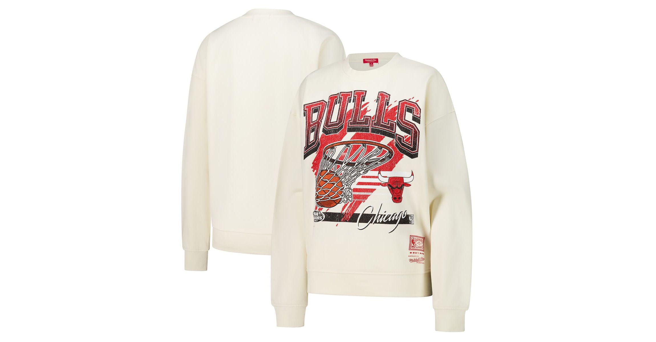 NBA Chicago Bulls Brush Bucket Pullover Sweatshirt