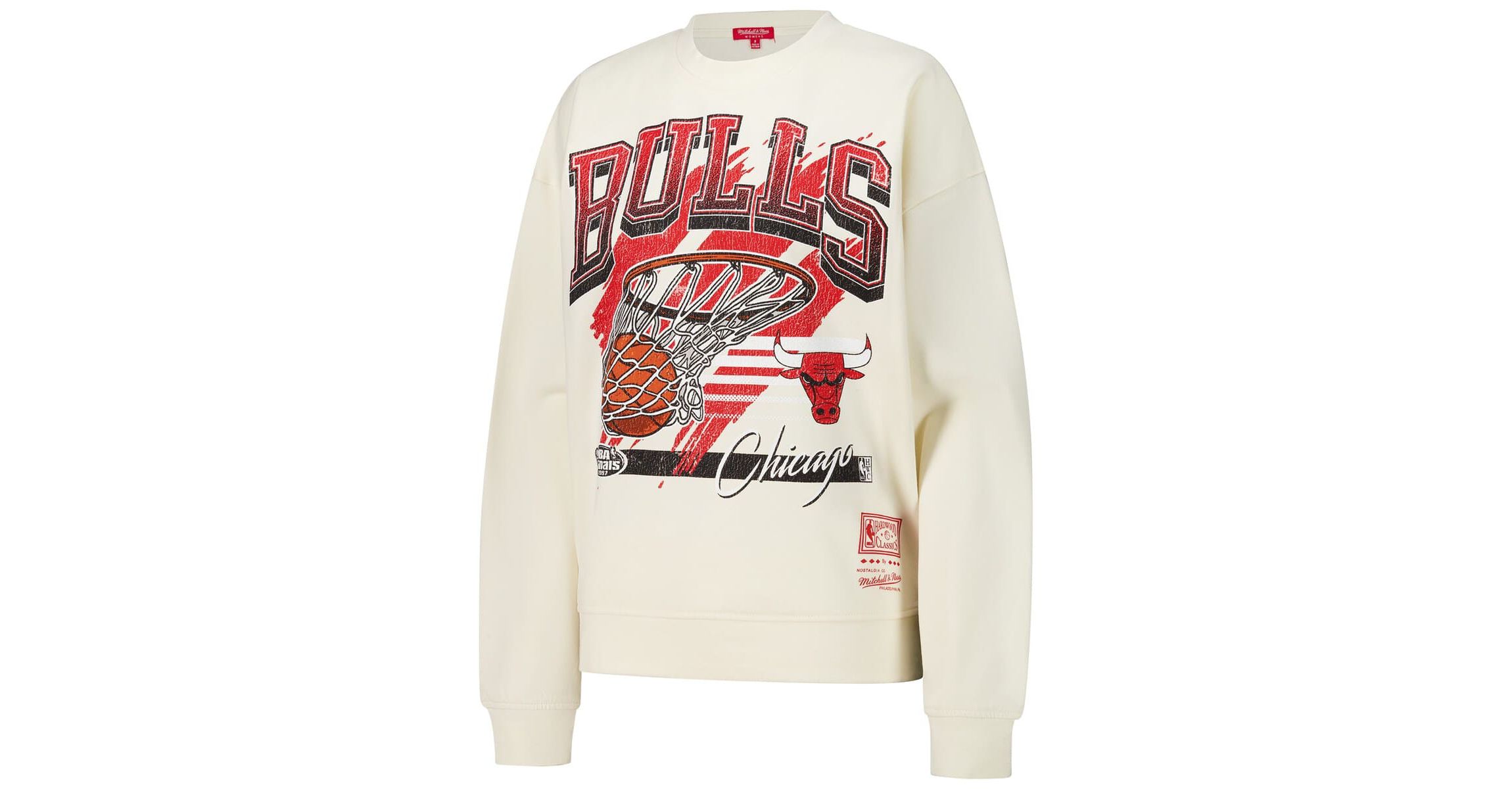 NBA Chicago Bulls Brush Bucket Pullover Sweatshirt