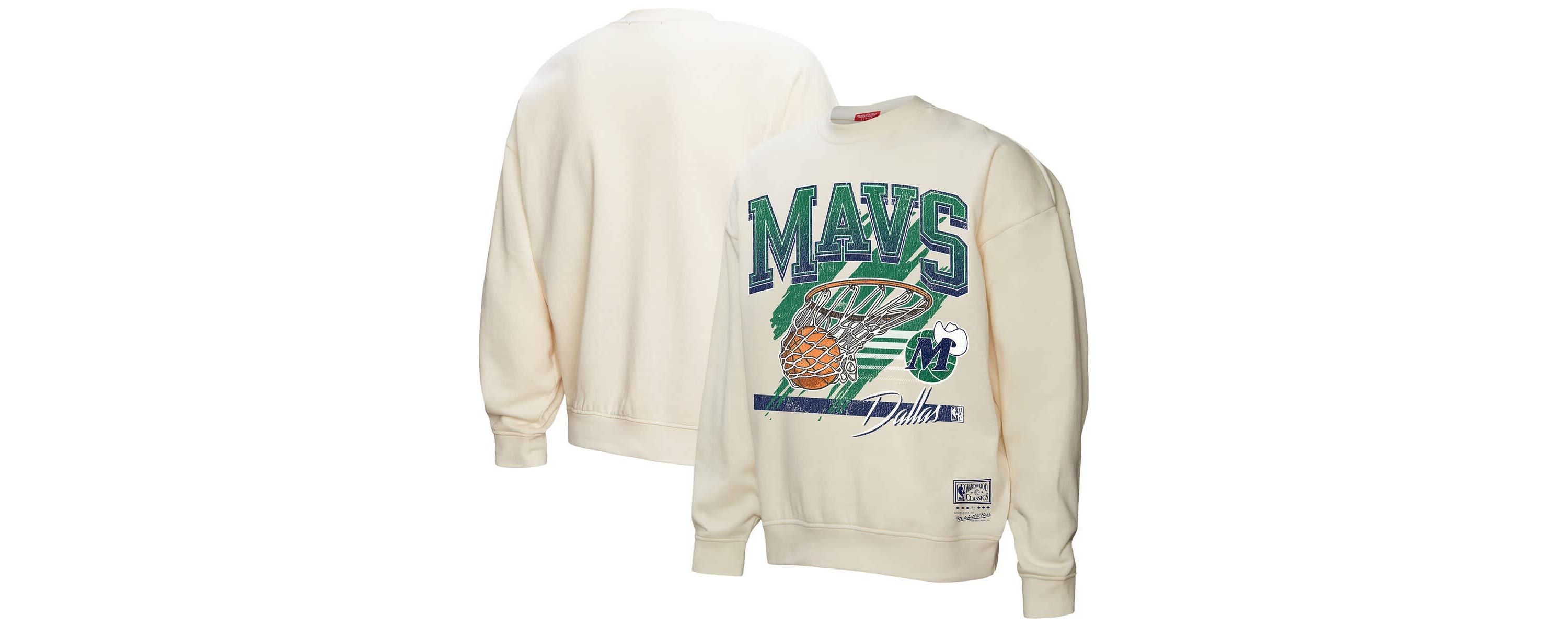 NBA Dallas Mavericks Brush Bucket Pullover Sweatshirt