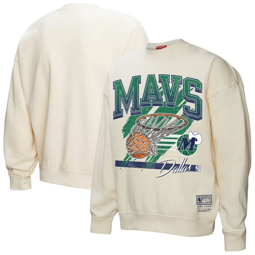 NBA Dallas Mavericks Brush Bucket Pullover Sweatshirt