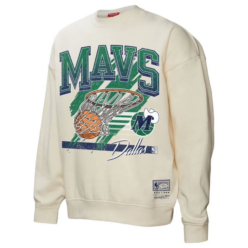 NBA Dallas Mavericks Brush Bucket Pullover Sweatshirt