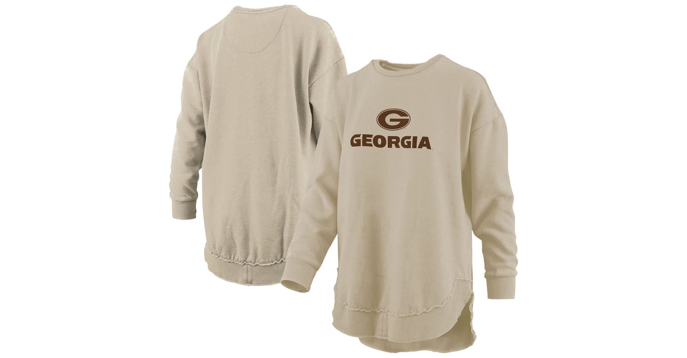 NCAA Georgia Bulldogs Poncho Fleece Pullover Sweatshirt