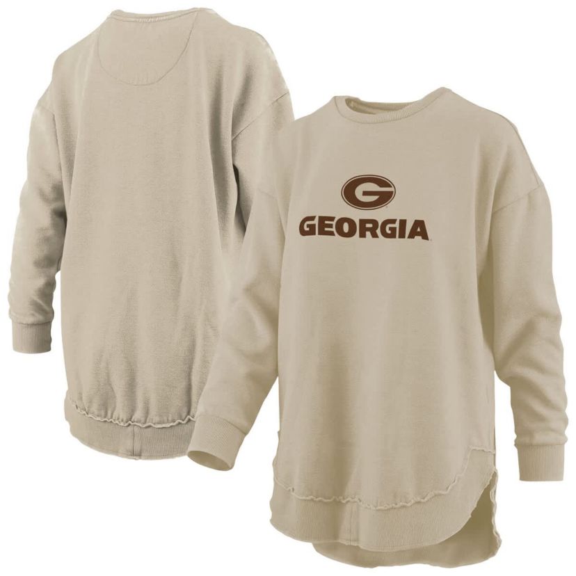 NCAA Georgia Bulldogs Poncho Fleece Pullover Sweatshirt