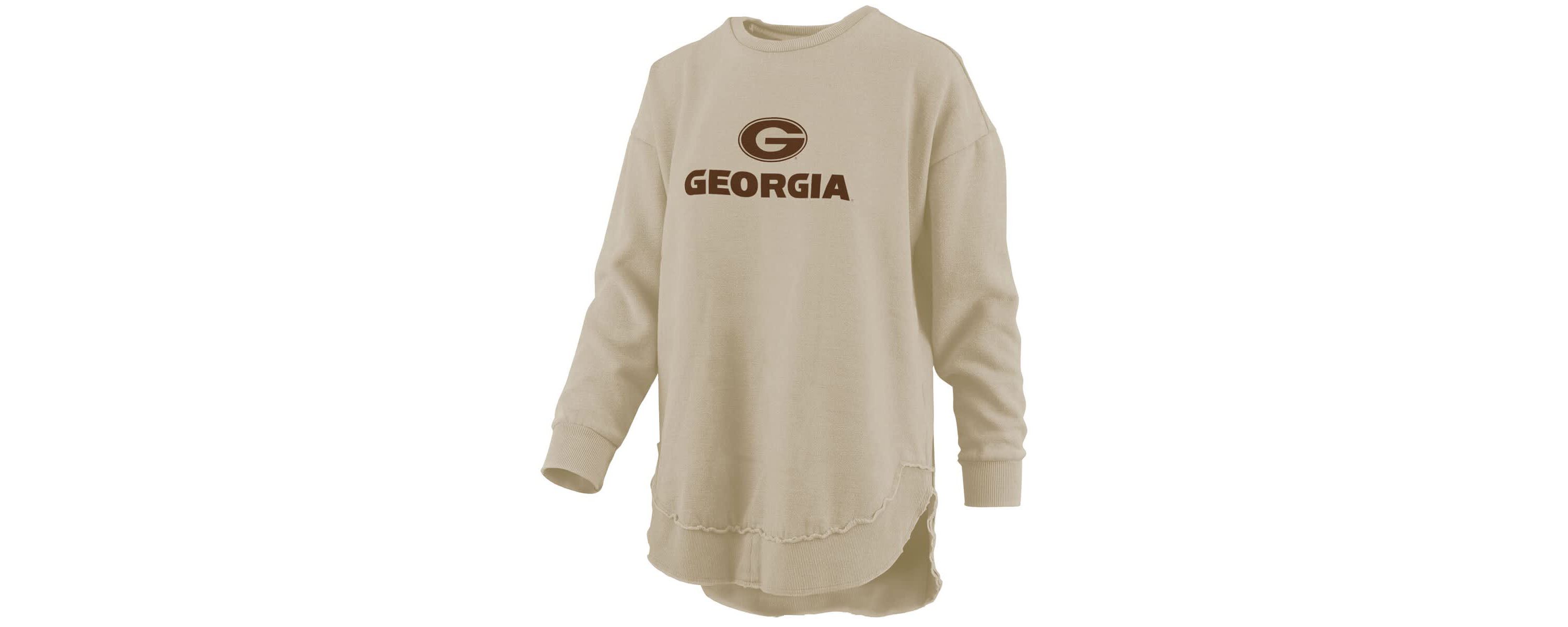 NCAA Georgia Bulldogs Poncho Fleece Pullover Sweatshirt