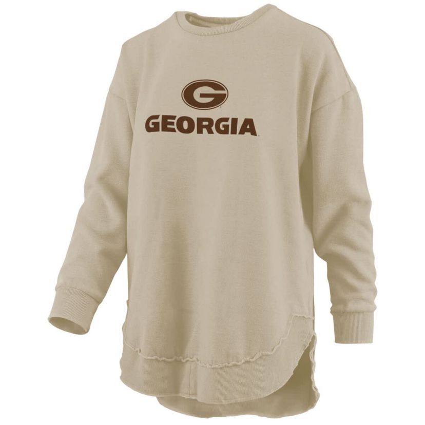 NCAA Georgia Bulldogs Poncho Fleece Pullover Sweatshirt