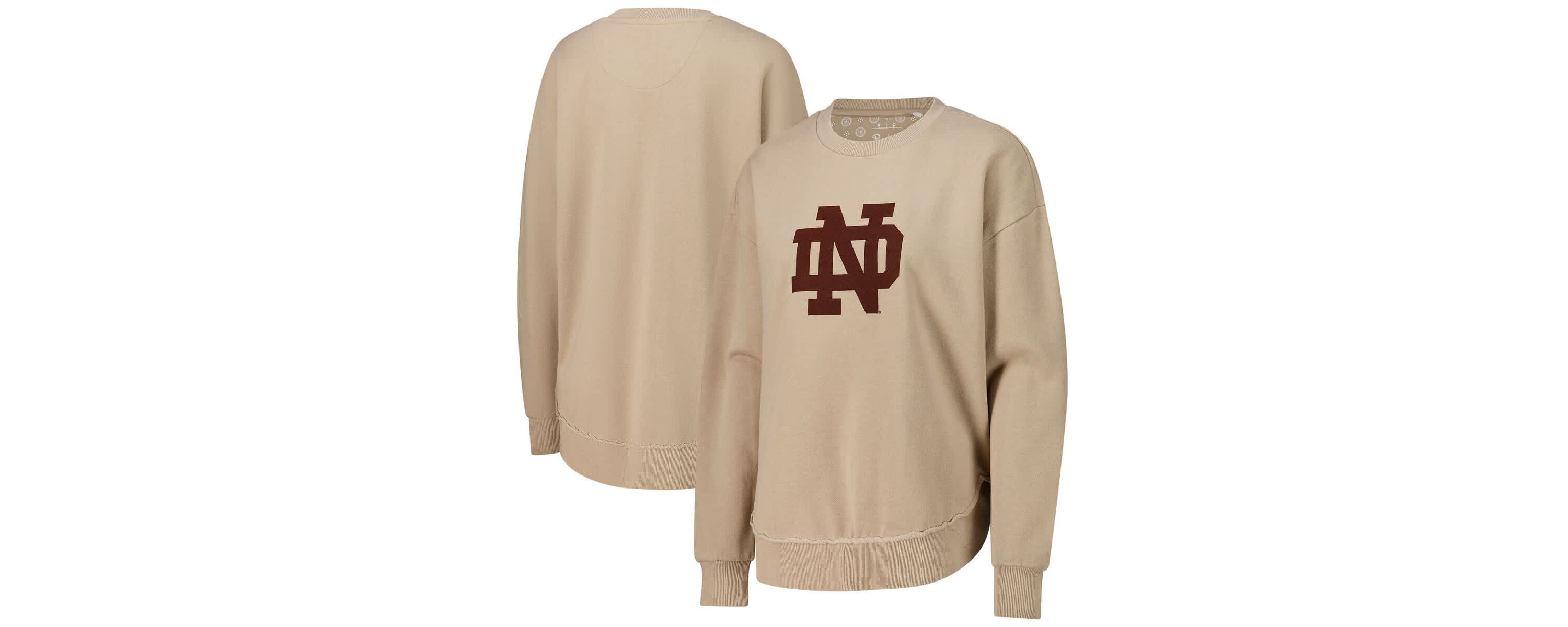 NCAA Notre Dame Fighting Irish Poncho Fleece Pullover Sweatshirt