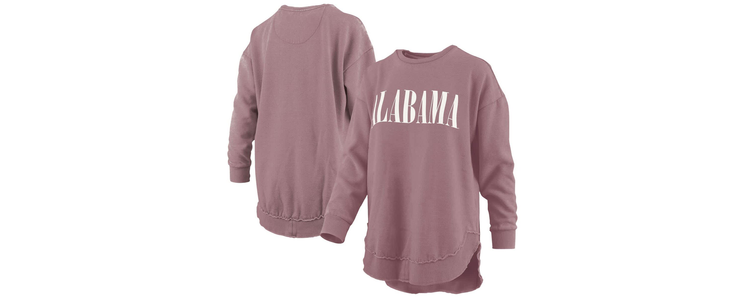 Alabama Crimson Tide NCAA Alabama Tide Poncho Fleece Pullover Sweatshirt