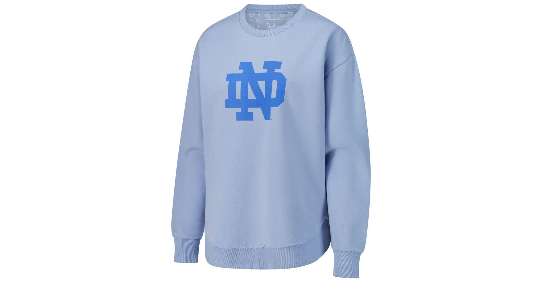 NCAA Light Notre Dame Fighting Irish Poncho Fleece Pullover Sweatshirt
