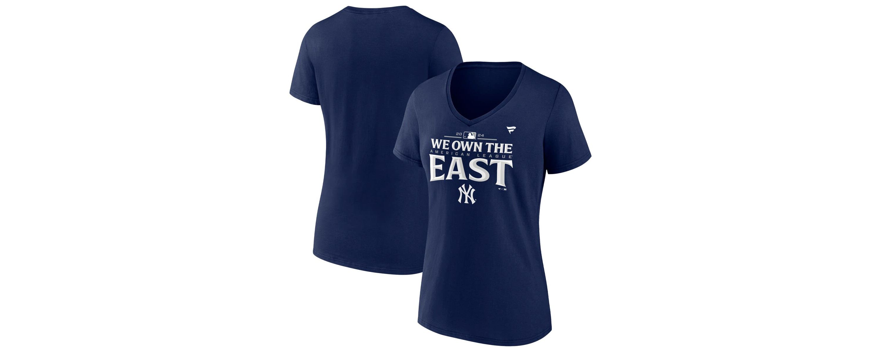 MLB Fanatics New York Yankees AL East Division s Plus Size Locker Room T-Shirt