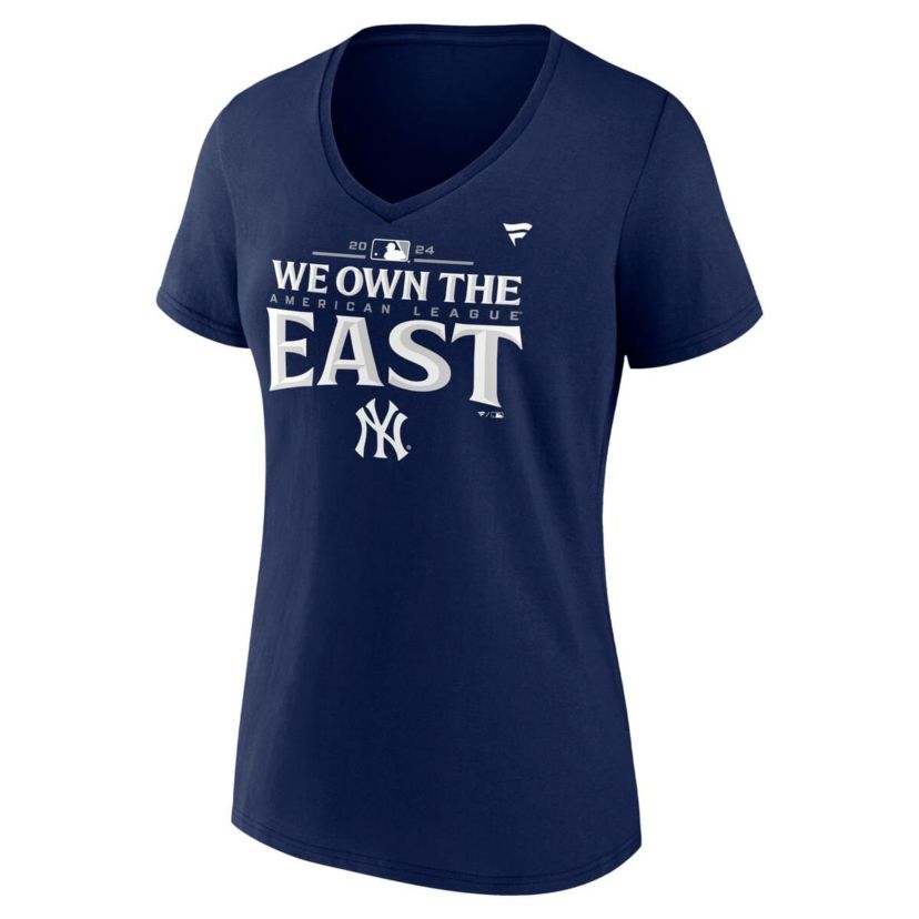 MLB Fanatics New York Yankees AL East Division s Plus Size Locker Room T-Shirt